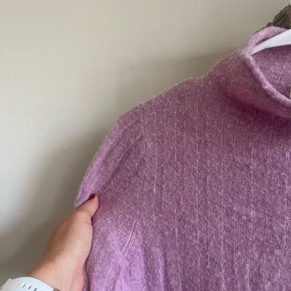 Madewell Turtleneck Sweater - Lavender - S - Picture 2 of 4